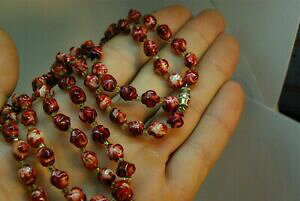 yzANZT[@lbNXor[YlbNXhermoso collar de abalorios de disfraz rosa roja