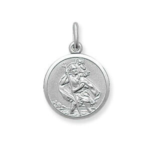 yzANZT[@lbNXX^[OVo[\bhEhZgNXgt@[y_gOslido plata esterlina 925 st christopher pequeo redondo 16mm colgante 240gr