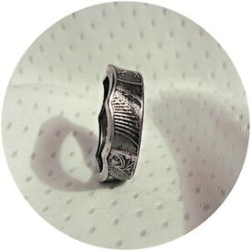 【送料無料】アクセサリー　ネックレスイギリスペンスコインリングハンドメイドbritishreino unido cincuenta anillo de moneda peniques hecho a mano