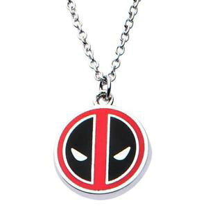 �y���������z�A�N�Z�T���[�@�l�b�N���X�}�[�x���R�~�b�N�X�e�����X�`�F�[���X�`�[���y���_���goficial marvel comics deadpool pequeo colgante acero inoxidable con cadena en caja