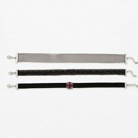 【送料無料】アクセサリー　ネックレスレースチョーカーネックレスベルベットジュエルタグブランドzara conjunto de 3 gargantilla collar encaje joya terciopelo vendido a estrenar con las etique