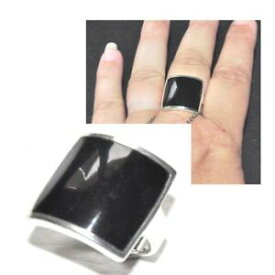 【送料無料】アクセサリー　ネックレスソリッドシルバーシールジュエルエナメルリングsello de plata maciza 925 esmalte negro t 58 joya ring
