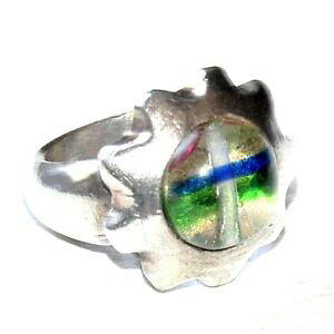 �y���������z�A�N�Z�T���[�@�l�b�N���X�X�N�[�^�[�v���[�N�A���W�F���g�����Oscooter bague originale plaqu argent verre t 52 bijou ring