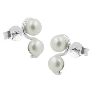 �y���������z�A�N�Z�T���[�@�l�b�N���X�R�l�N�^�V���o�[conector 11x5mm, cada uno con 2 cultivadas plata 925