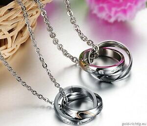 �y���������z�A�N�Z�T���[�@�l�b�N���X�`�F�[���`�F�[���p�[�g�i�[�����O�g���[���[2 socios cadenas anillos cadenas compromiso boda remolque regalo da de la madre 125