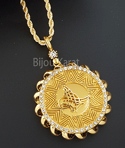 �y���������z�A�N�Z�T���[�@�l�b�N���X�S�[���h�y���_���gosmanli kolye tugra cadena cadena de oro 22 ayar altin kaplama gelin monedas colgantes