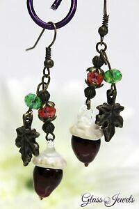 yzANZT[@lbNXKXre[WCOuYglass jewels bronce aretes ohrhnger vintage lampwork otoo bellotas i064