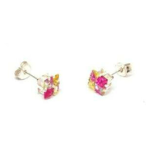 yzANZT[@lbNXVo[vZXsNJbgIWCOtoc plata 6mm corte princesa rosa y mbar aretes