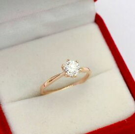 【送料無料】アクセサリー　ネックレスピンクゴールドリングkゴールドクリスタルローズlujo anillo oro rosa oro rosa 18k chapeado cristal anillo de compromiso regalo