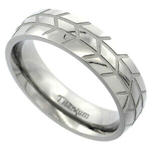 �y���������z�A�N�Z�T���[�@�l�b�N���X�s���f�U�C���t�B�b�g�`�^��6mm titanio anillo de boda con espiga diseo, pulido acabado ajuste cmodo