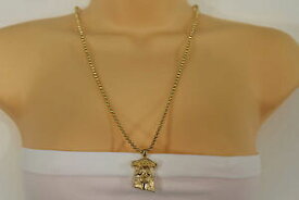 【送料無料】アクセサリー　ネックレスファッションゴールドネックレスチェーンイエスキリストエリアnuevo para dama de oro collar largo moda metal cadenas jesucristo esfera