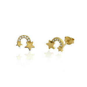 yzANZT[@lbNXX^[OVo[COS[h{bNXplata esterlina 925 oro constelacin aretes estrella fugaz caja de regalo