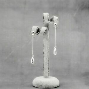 �y���������z�A�N�Z�T���[�@�l�b�N���X�C�������O�h���b�v�N���b�vpendientes clip on argnete lineal gota metal brillante simple j11