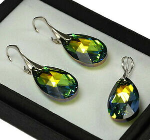 yzANZT[@lbNXVo[COXtXL[NX^Zbg925 pendientes de plataset con cristales de swarovski 22mm pera colgantesahara