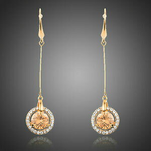 yzANZT[@lbNXWRuCgkS[hCOhbvzircon strass brillante brillante 14k oro plateado gota cuelgan aretes para mujeres chicas