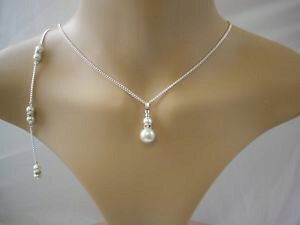 yzANZT[@lbNXEGfBOhXChlbNX`F[obNhbvteln de fondo collar de perlas cadena de dama de honor boda traje de novia de gota de vuelta p