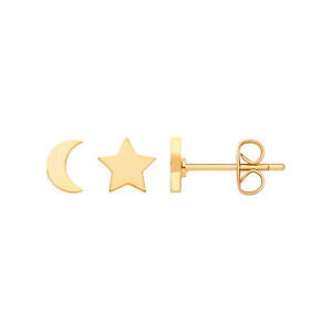 �y���������z�A�N�Z�T���[�@�l�b�N���X�G�X�e���o�[�g���b�g�C�������Oestella bartlett chapado en oro aretes luna y estrella