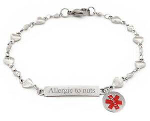 �y���������z�A�N�Z�T���[�@�l�b�N���X�J�X�^���u���X���b�g���f�B�[�Xpersonalizado medic grabada personalizadaalerta mdica pulsera de identificacin seoras medbr 45