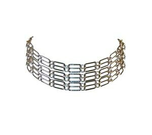 yzANZT[@lbNXXeXX`[NlbNXgvVo[g[J[ucurvas de plata de acero inoxidable doble triple en capas vnculo gargantilla