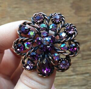 yzANZT[@lbNXmuXgbNpX^re[Wu[`sprpura flor de aspecto vintage pin brochepor noblessecobreaspecto retro aos 50 pasta