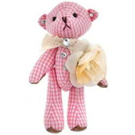 【送料無料】アクセサリー　ネックレスピンクブローチテディラインストーンイヤリングスカーフtopshop cuadros rosa flor broche con bufanda de oso de peluche del rhinestone pendientes nueva