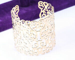 �y���������z�A�N�Z�T���[�@�l�b�N���X�S�[���h�g�[���u���X���b�g�J�b�gbrazalete pulsera de oro tono cortar