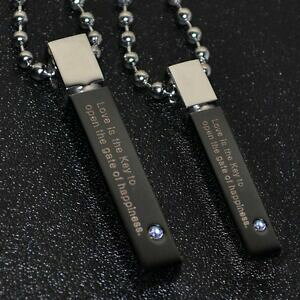 yzANZT[@lbNXXeXX`[`F[p[gi[L[g[[p[gi[`F[cadena de socios acero inoxidable love is the key 2 socios remolque negro 2 bala cadenas