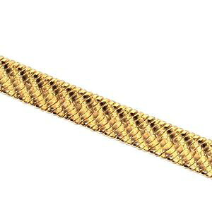�y���������z�A�N�Z�T���[�@�l�b�N���X�u���X���b�g�x���v���[�gbracelet de couleur or belle maille plate 20cm bijou