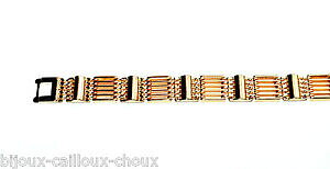 yzANZT[@lbNXS[huXbgbV_brazalete color oro malla moderno 20cm de largo joya