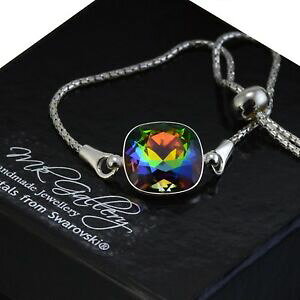 yzANZT[@lbNXuXbgVo[XtXL[NX^pulsera ajustable de plata 925 12 mm vitrail medio cristales de swarovski