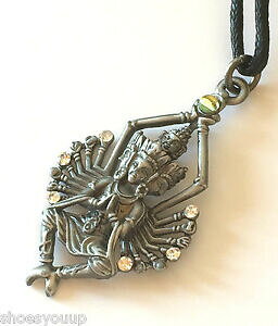 �y���������z�A�N�Z�T���[�@�l�b�N���X�u���C�A�[�_���}�s���[�^�[�y���_���gbriar dharma peltre simblico encanto colgante, bendito abrazar, de proteccin