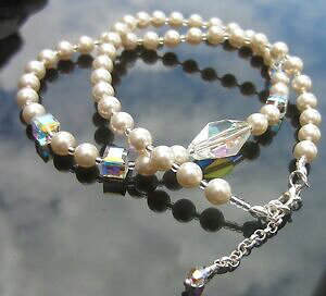 yzANZT[@lbNXlbNXXtXL[collar de perlas y cristales de plata 925 hecha con swarovski elements y toho