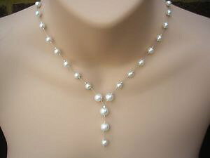 yzANZT[@lbNXEFfBOhXOp[lbNXhbvlbNVo[S[hvestido de novia collar de perlas de larga cada ideal cuello en v dama de honor plata o