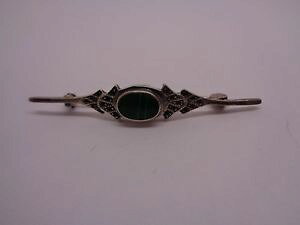 yzANZT[@lbNXBe[WVo[u[`u[`o[EFfBOp[eBvintage plata y malacite bar broche corazn broche boda fiesta baile de graduacin