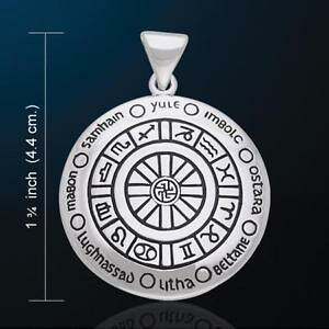 yzANZT[@lbNXs[^[Xg[Vo[y_gzC[rueda de ao como de plata colgante wicca por peter stone pagano festivales