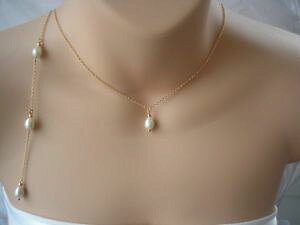 yzANZT[@lbNXiCghXlbNXobNvestido de noche teln de fondo en forma de lgrima perla collar ideal de novia boda sin espalda v7b