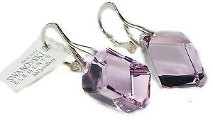 yzANZT[@lbNXXtXL[Vo[COCgAWXg22mm luz amatista cubista cristales de swarovski pendientes de plata