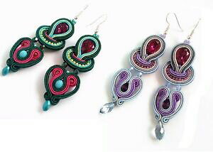 yzANZT[@lbNXJtu[hCOnhChAYebNincreble colorido trencillas pendientes hecho a mano boho azteca artesanal