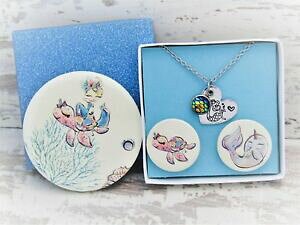yzANZT[@lbNX}[ChlbNXTCZbgWG[lbNXTCcollar de sirena y conjunto de regalo, regalo de sirena, collar mgico, sirena joyas