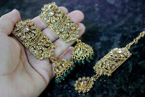 �y���������z�A�N�Z�T���[�@�l�b�N���X�e�B�b�Jgran verde tnico pendientes y tikka