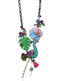 【送料無料】アクセサリー　ネックレストロピカルターコイズlol bijoux collier tropical fracheur oiseau de paradis turquoise