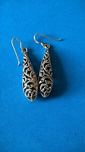 �y���������z�A�N�Z�T���[�@�l�b�N���X�_���W�����X�^�[�����O�C�������Oboucles doreilles en argent 925 sterling earrings