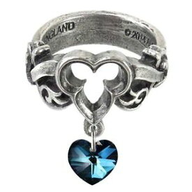 【送料無料】アクセサリー　ネックレスゴシックピューターリングガラスalchemy gothic el dogaressas ltimo amor peltre anillo azul con cristal
