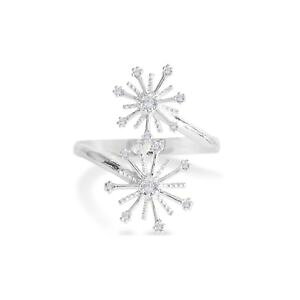 �y���������z�A�N�Z�T���[�@�l�b�N���X�o�b�O�t�@�b�V���i�u���N���X�^�������Ojoma joyas anillo de cristal enchapados en plata fuegos artificiales en bolsa de regalo, idea de moda