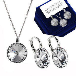 yzANZT[@lbNXlbNXCOX^[OVo[XtXL[ZbgHNAconjunto de collar pendientes de plata esterlina 925 cristales de swarovski clara ri