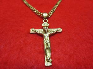 �y���������z�A�N�Z�T���[�@�l�b�N���X�X�e�����X�X�`�[���J���[�S�[���hacero inoxidable color dorado crucifijo con 406762cm 5mm uniones bordillo