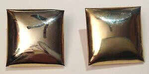 �y���������z�A�N�Z�T���[�@�l�b�N���X�N���b�vboucles doreilles clips ancienne couleur or poli carr 3801