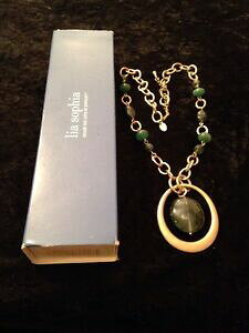 yzANZT[@lbNXO[S[h`F[y_g\tBA{bNXlbNXverde colgante collar con cadena de oro por lia sophia en caja regalo mujer regalo raro