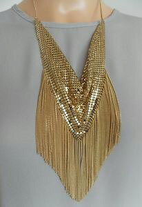 yzANZT[@lbNXtWS[hlbNXxXgZ[CMXcota de malla con flecos distintivo collar de orovendedor de reino unido