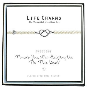 �y���������z�A�N�Z�T���[�@�l�b�N���X�u���X���b�g�y�����{�b�N�Xchapado en plata pulsera perla gracias nudo de boda nupcial fiesta regalo en caja